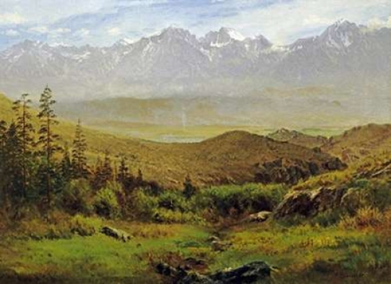 In The Foothills of The Rockies Poster Print by Albert Bierstadt - Item # VARPDX267713